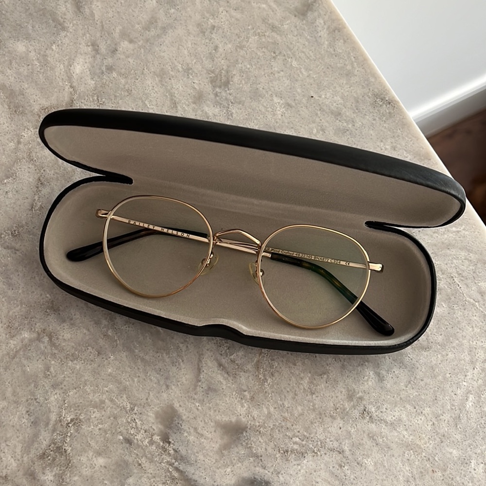*LAST CHANCE* Bailey Nelson Prescription Frames, Round Gold (-2.1)